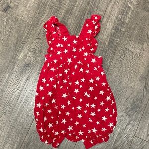 Baby GAP patriotic short romper